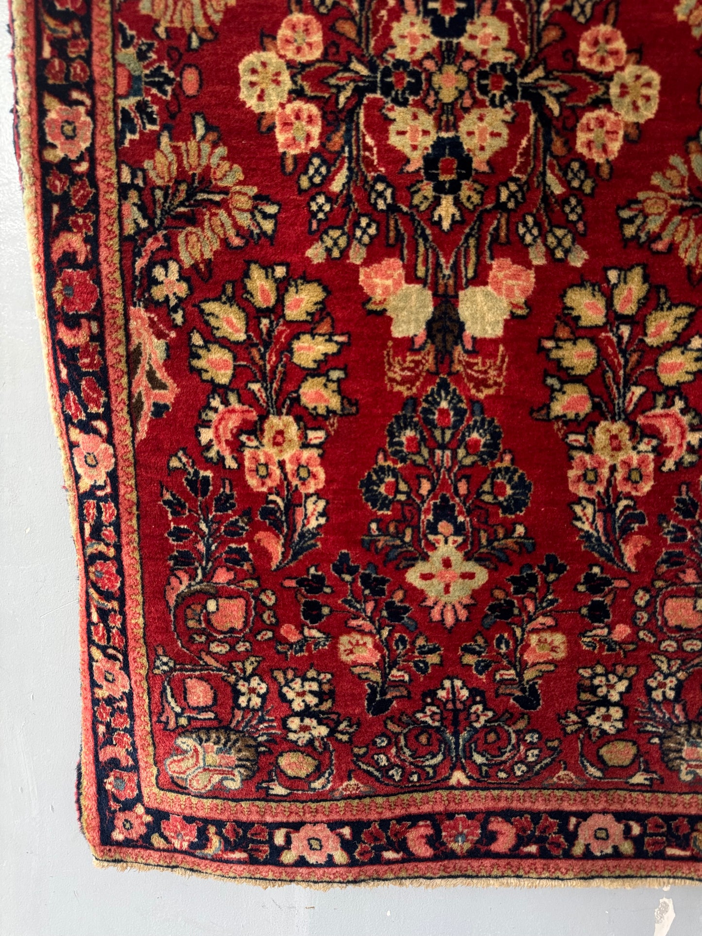 Handmade Persian Lilihan Rug 122 x 69 cm | 4 x 2.26 ft
