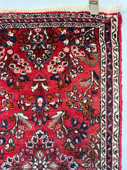 Handmade Persian Lilihan Rug 122 x 64 cm | 4 x 2.1 ft