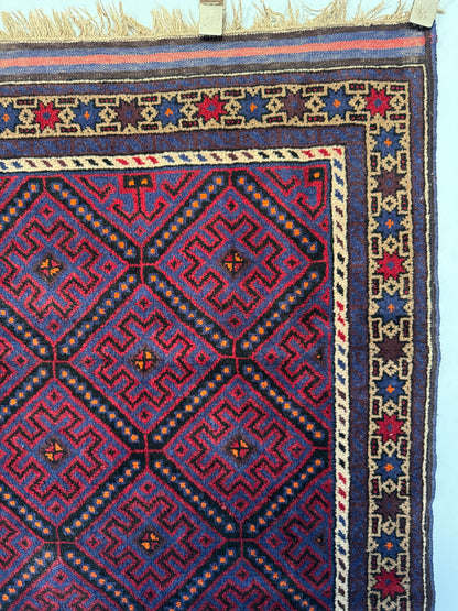 Handmade Zabol Rug 140 x 84 cm | 4.6 x 2.8 ft