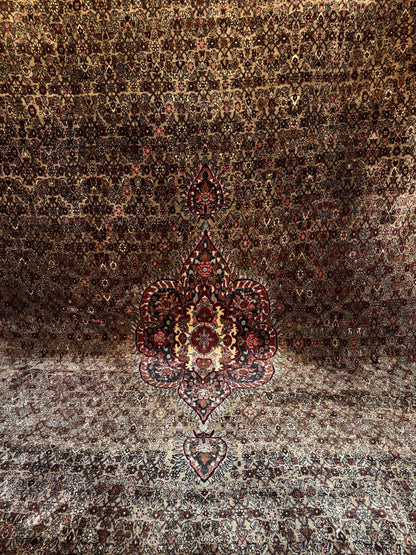 📌 RESERVED Handmade Persian Bidjar 410 x 305 cm | 13.5 x 10 ft