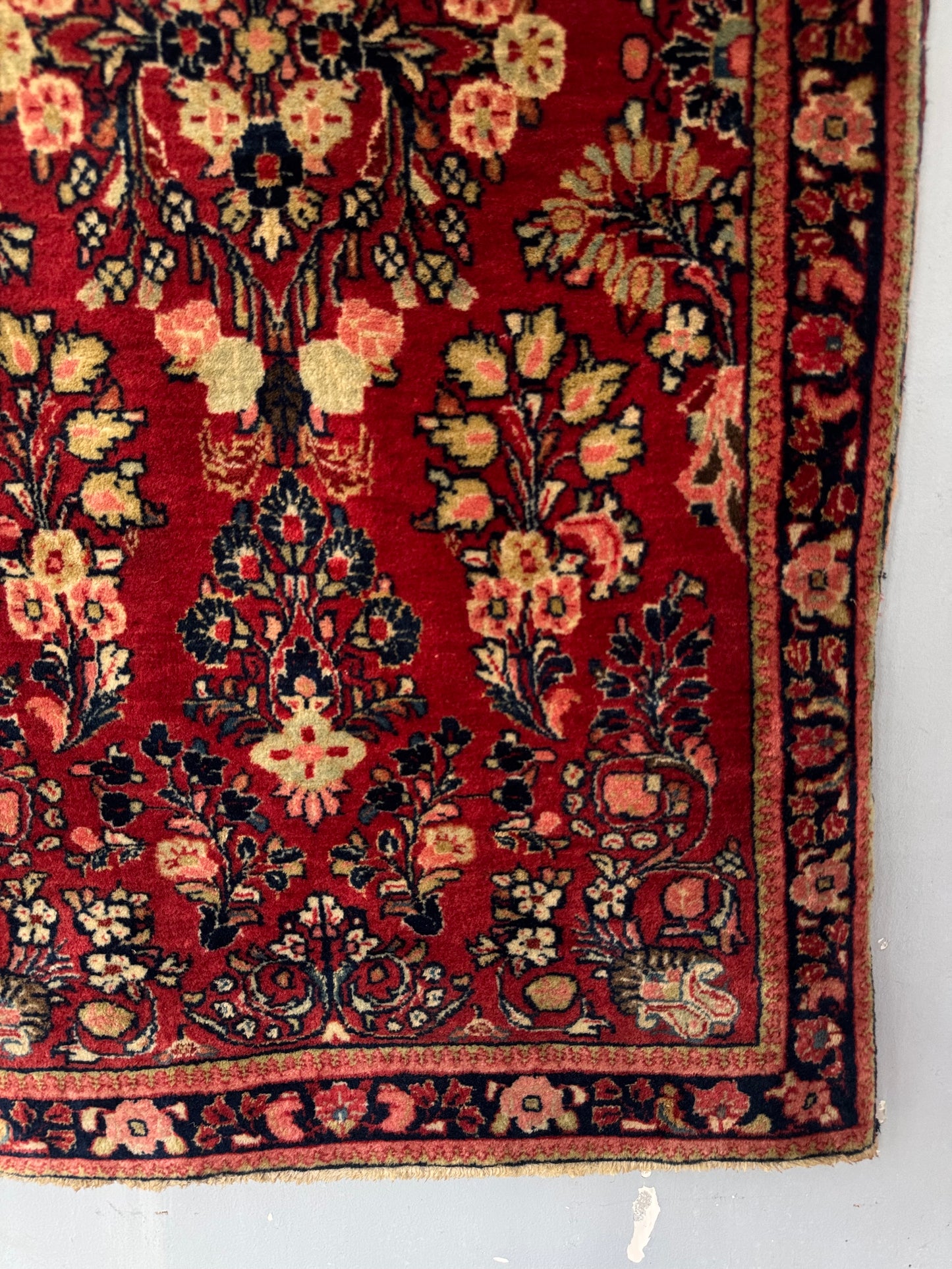 Handmade Persian Lilihan Rug 122 x 69 cm | 4 x 2.26 ft