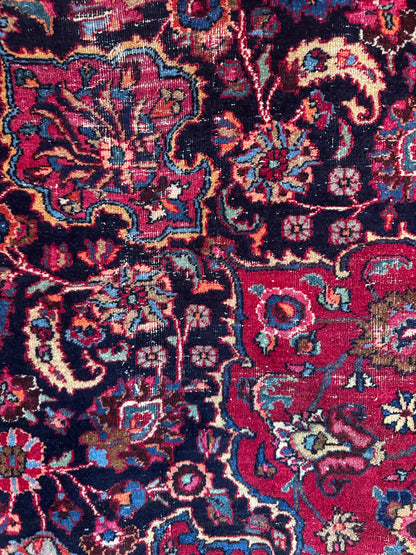 📌 RESERVED Handmade Persian Mashad Rug 390 x 290 cm | 12.8 x 9.5 ft