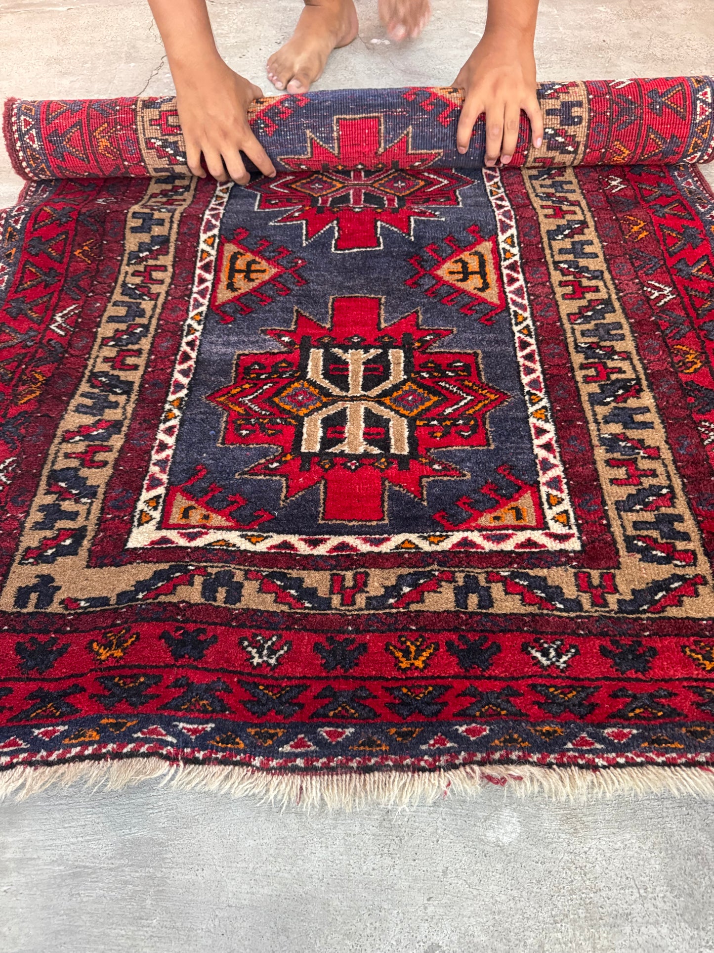 Handmade Baluch Rug 160 x 96 cm | 5.2 x 3.1 ft