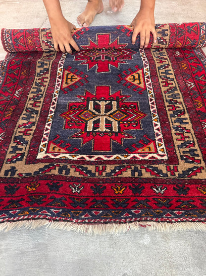 Handmade Baluch Rug 160 x 96 cm | 5.2 x 3.1 ft