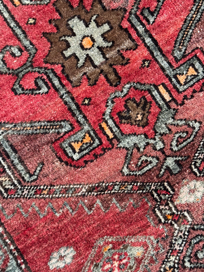 Handmade Persian Hamadan Runner 280 x 108 cm | 9.2 x 3.5 ft