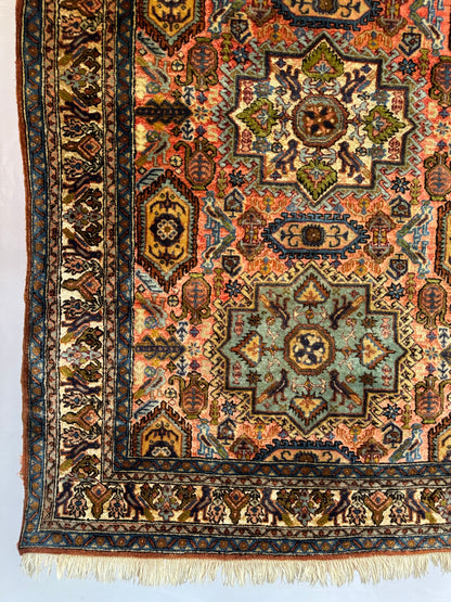 Handmade Persian Tabriz Rug 147 x 100 cm | 4.82 x 3.28 ft
