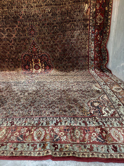 📌 RESERVED Handmade Persian Bidjar 410 x 305 cm | 13.5 x 10 ft