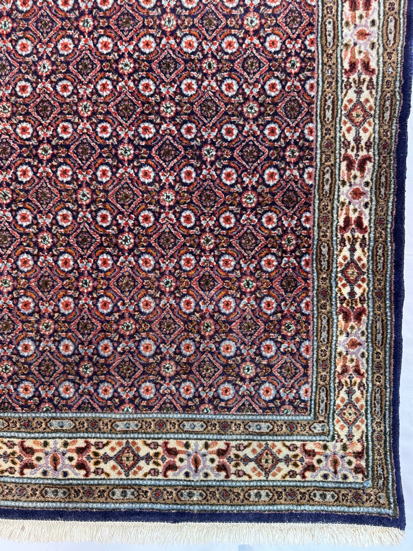 Handmade Persian Moud Rug150 x 105 cm | 4.9 x 3.4 ft