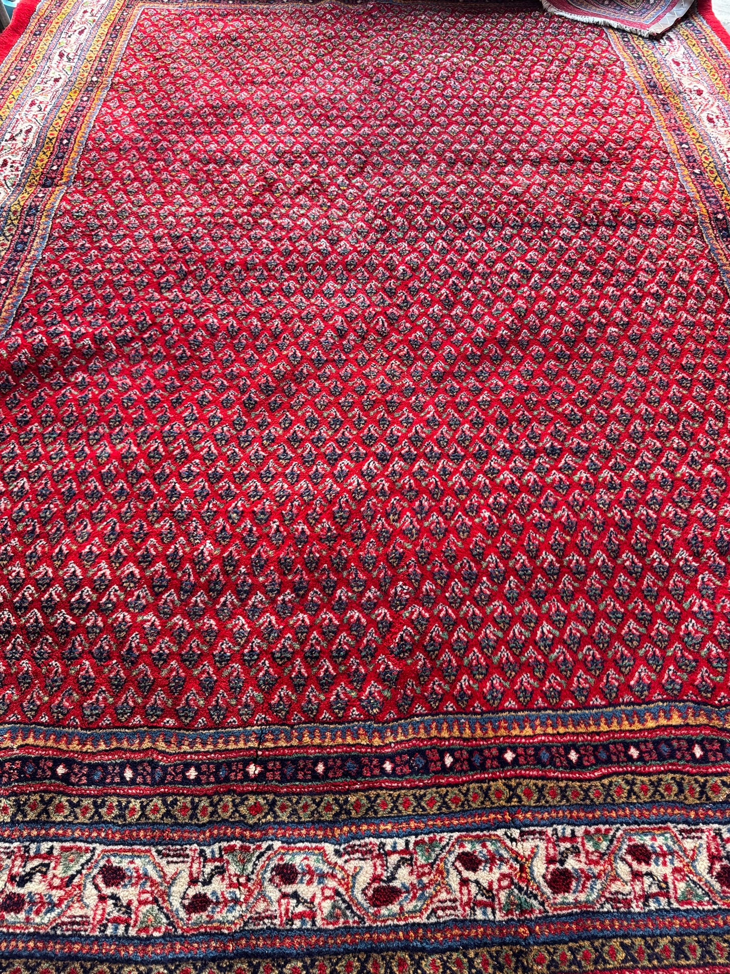 Handmade Persian Sarouk Mir 325 x 225 cm | 10.66 x 7.38 ft
