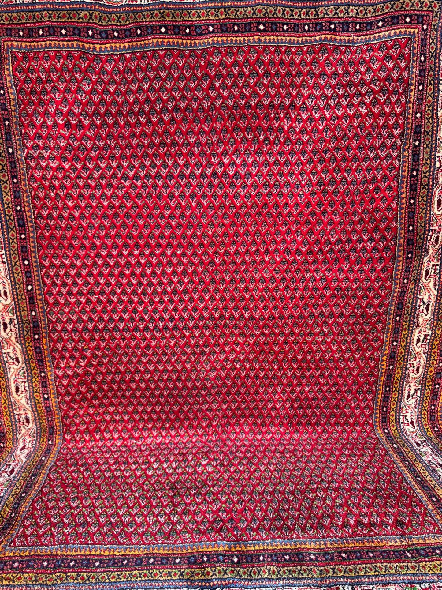 Handmade Persian Sarouk Mir 325 x 225 cm | 10.66 x 7.38 ft