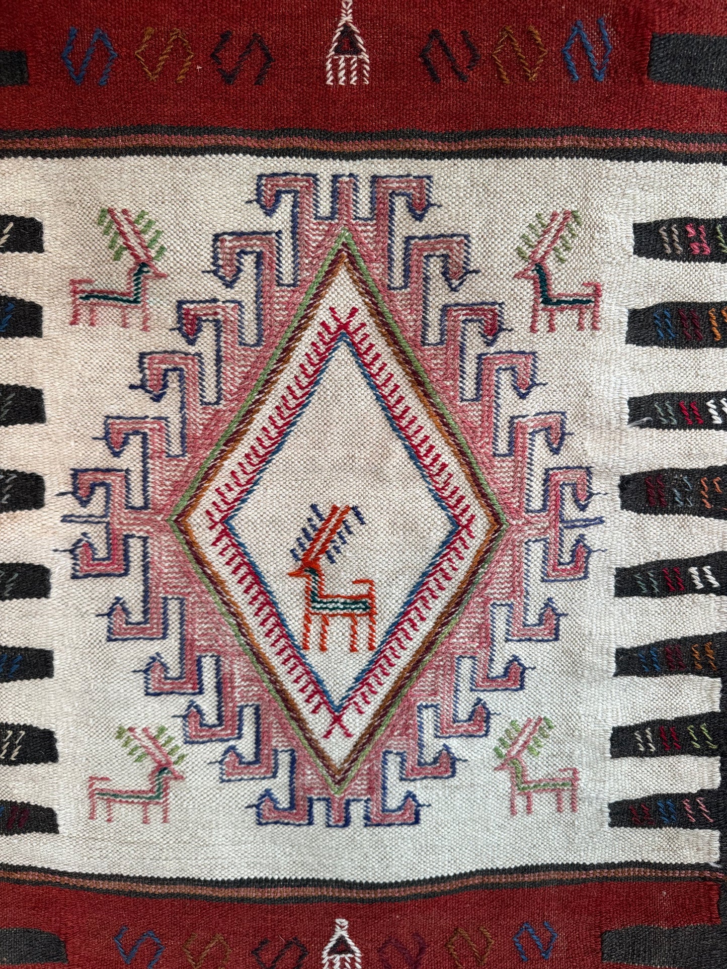 Handmade Anatolian Kilim Rug 187 x 107 cm | 6.14 x 3.51 ft