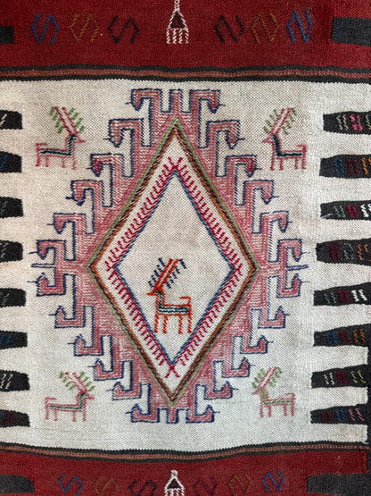 Handmade Anatolian Kilim Rug 187 x 107 cm | 6.14 x 3.51 ft