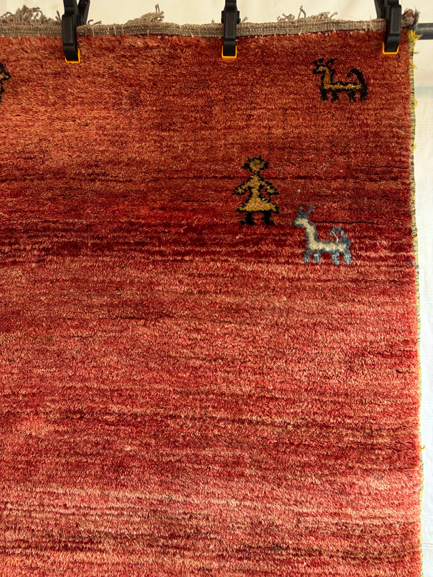 Handmade Persian Gabbeh 165 x 97 cm | 5.41 x 3.18 ft