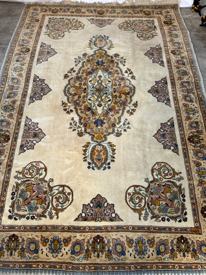 Handmade Persian Tabriz Rug 295 x 200 cm | 9.68 x 6.56 ft