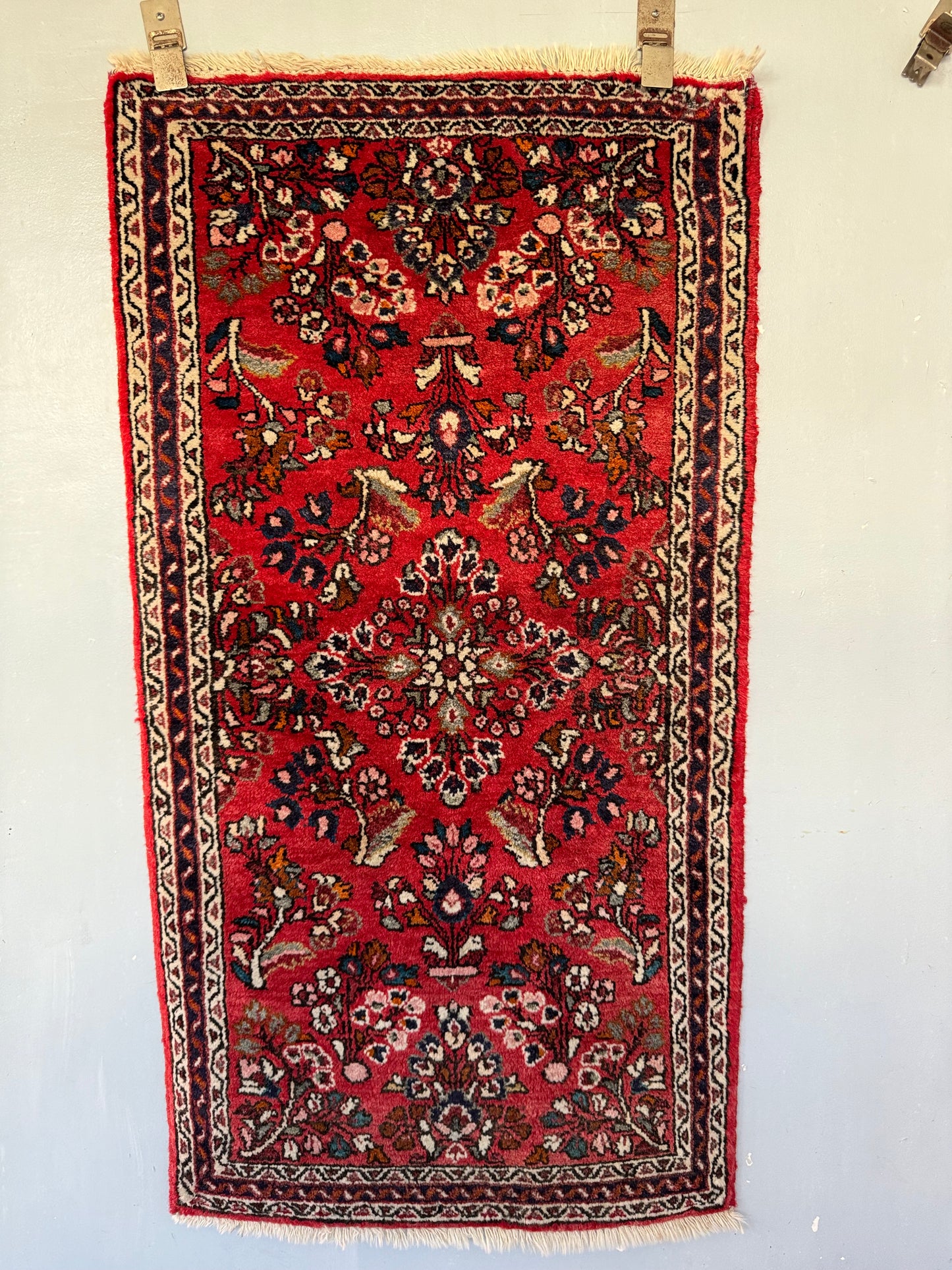 Handmade Persian Lilihan Rug 122 x 64 cm | 4 x 2.1 ft