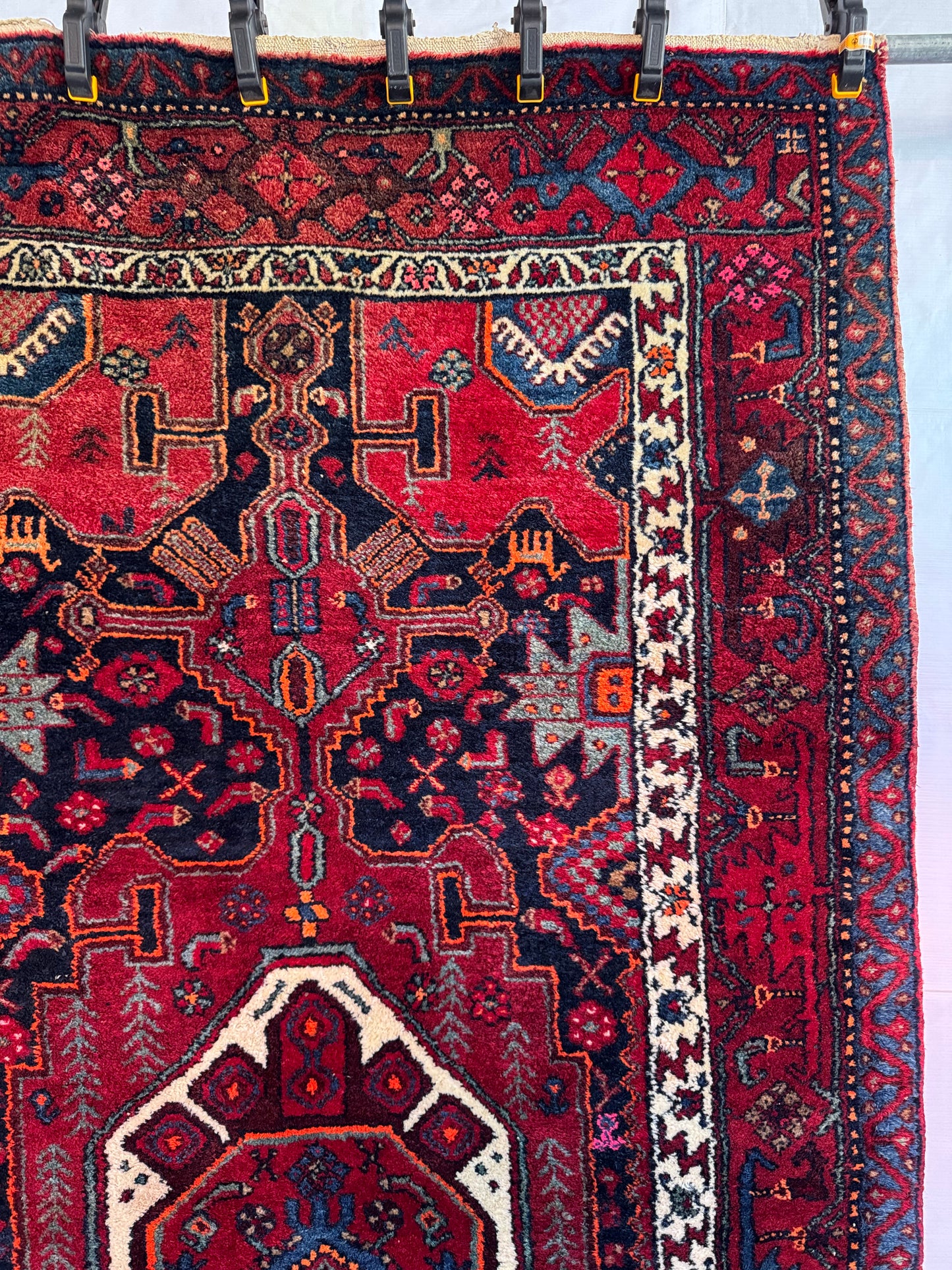 Handmade Persian Hamadan 260 x 125 cm | 8.53 x 4. 1 ft