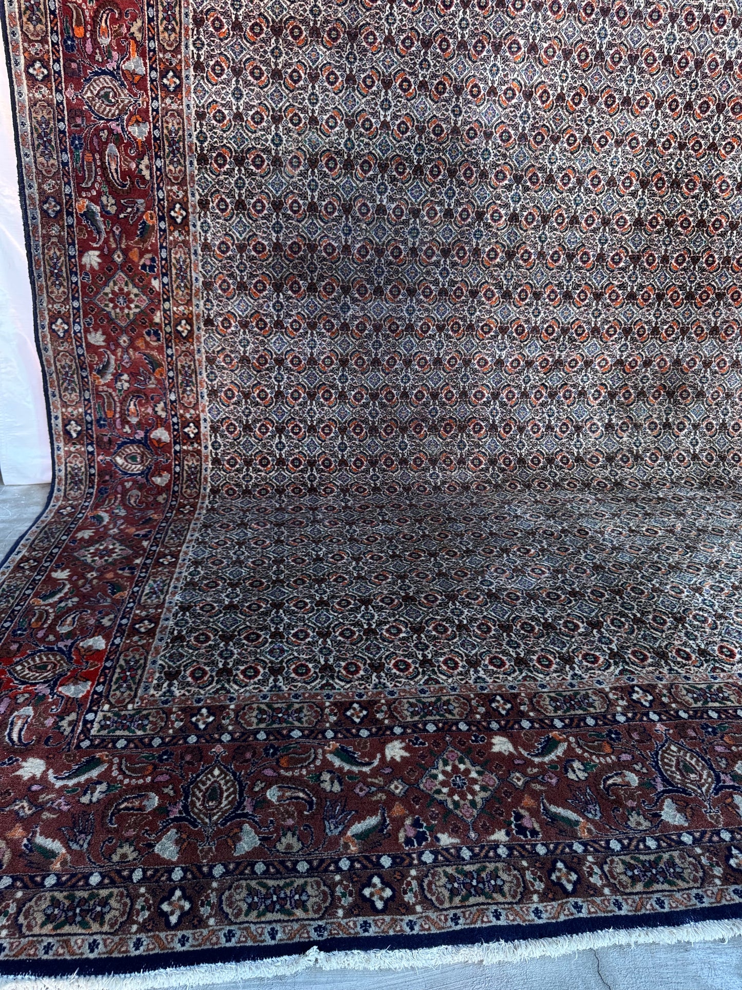 Handmade Persian Moud Rug 355 x 255 cm | 11.6 x 8.3 ft