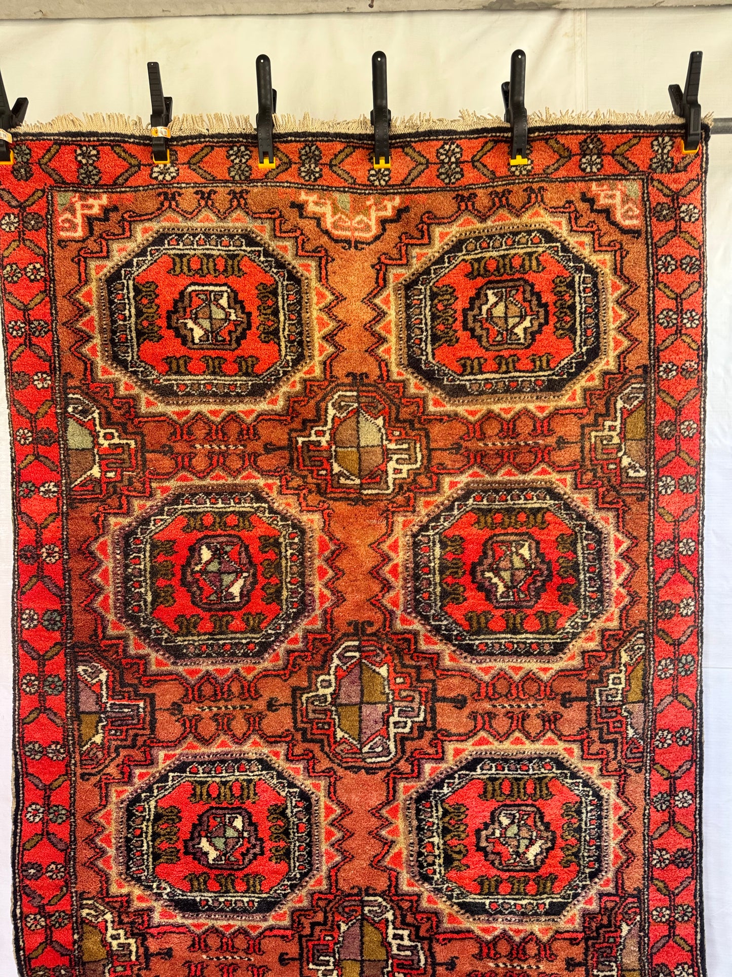 Handmade Ersari Runner 303 x 126 cm | 9.9 x 4.1 ft