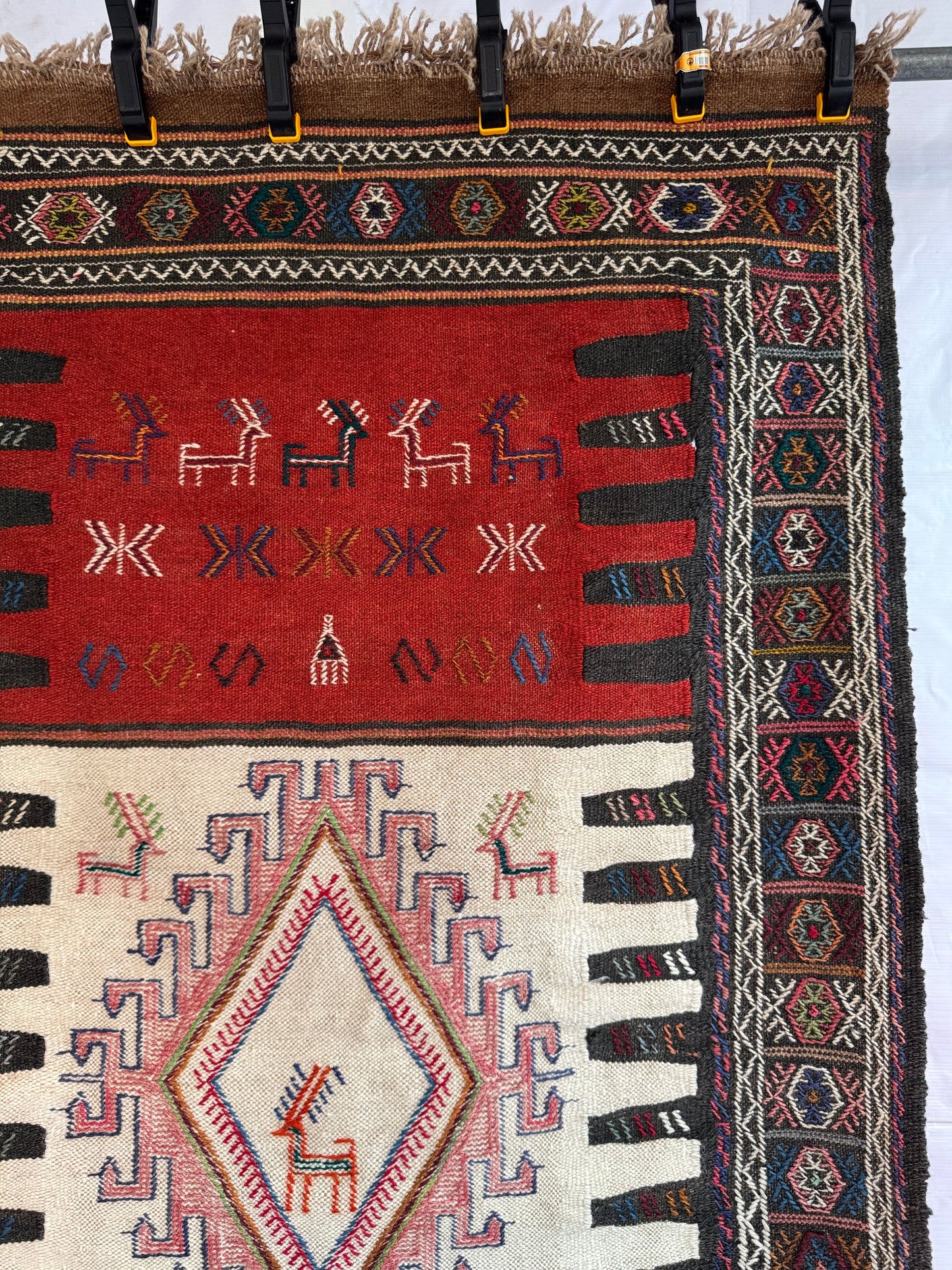 Handmade Anatolian Kilim Rug 187 x 107 cm | 6.14 x 3.51 ft