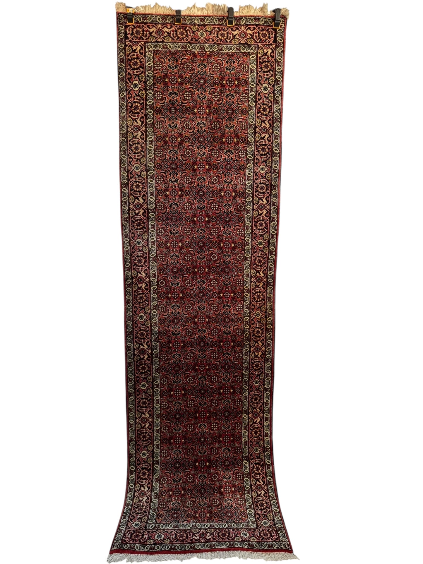 Handmade Persian Bidjar Runner 247 x 71 cm | 8.1 x 2.33 ft
