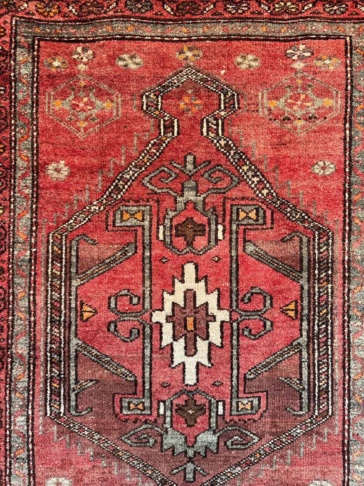 Handmade Persian Hamadan Runner 280 x 108 cm | 9.2 x 3.5 ft