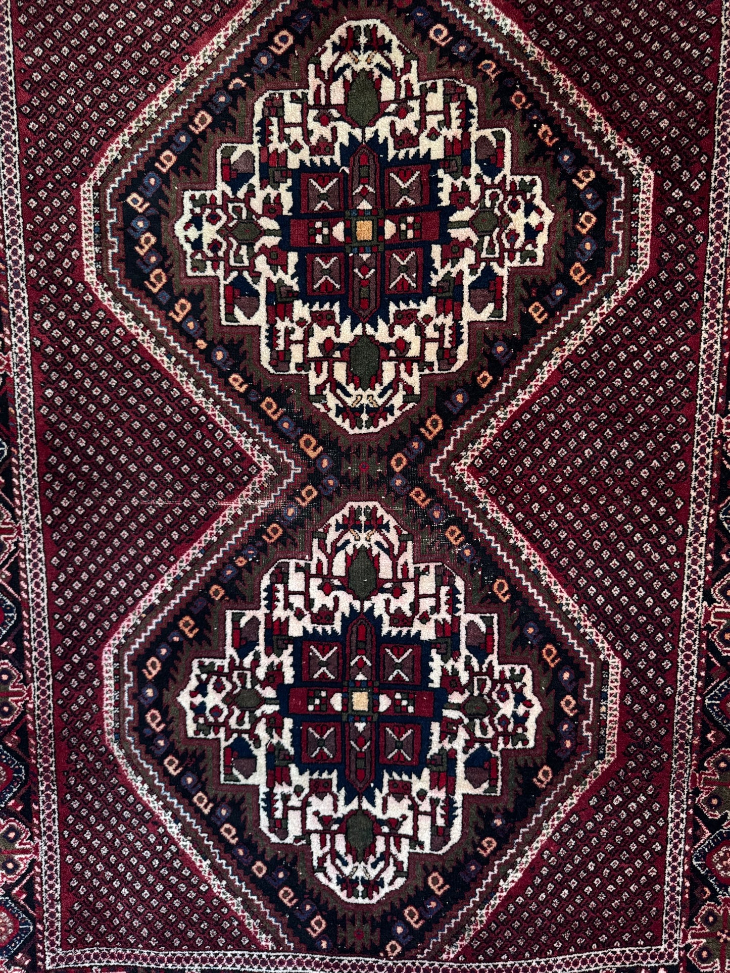 Handmade Persian Afshar 180 x 135 cm | 5.91 x 4.43 ft