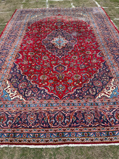 Handmade Persian Kashan Rug
415 x 295 cm | 13.6 x 9.7 ft