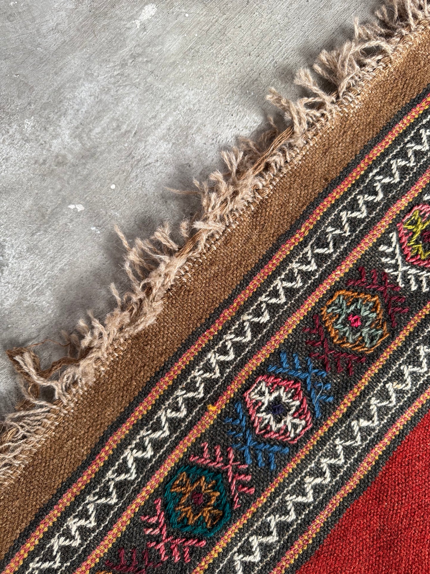 Handmade Anatolian Kilim Rug 187 x 107 cm | 6.14 x 3.51 ft