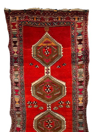 📌 RESERVED Handmade Kazak Runner 400 x 142cm | 13.12 x 4.66 ft