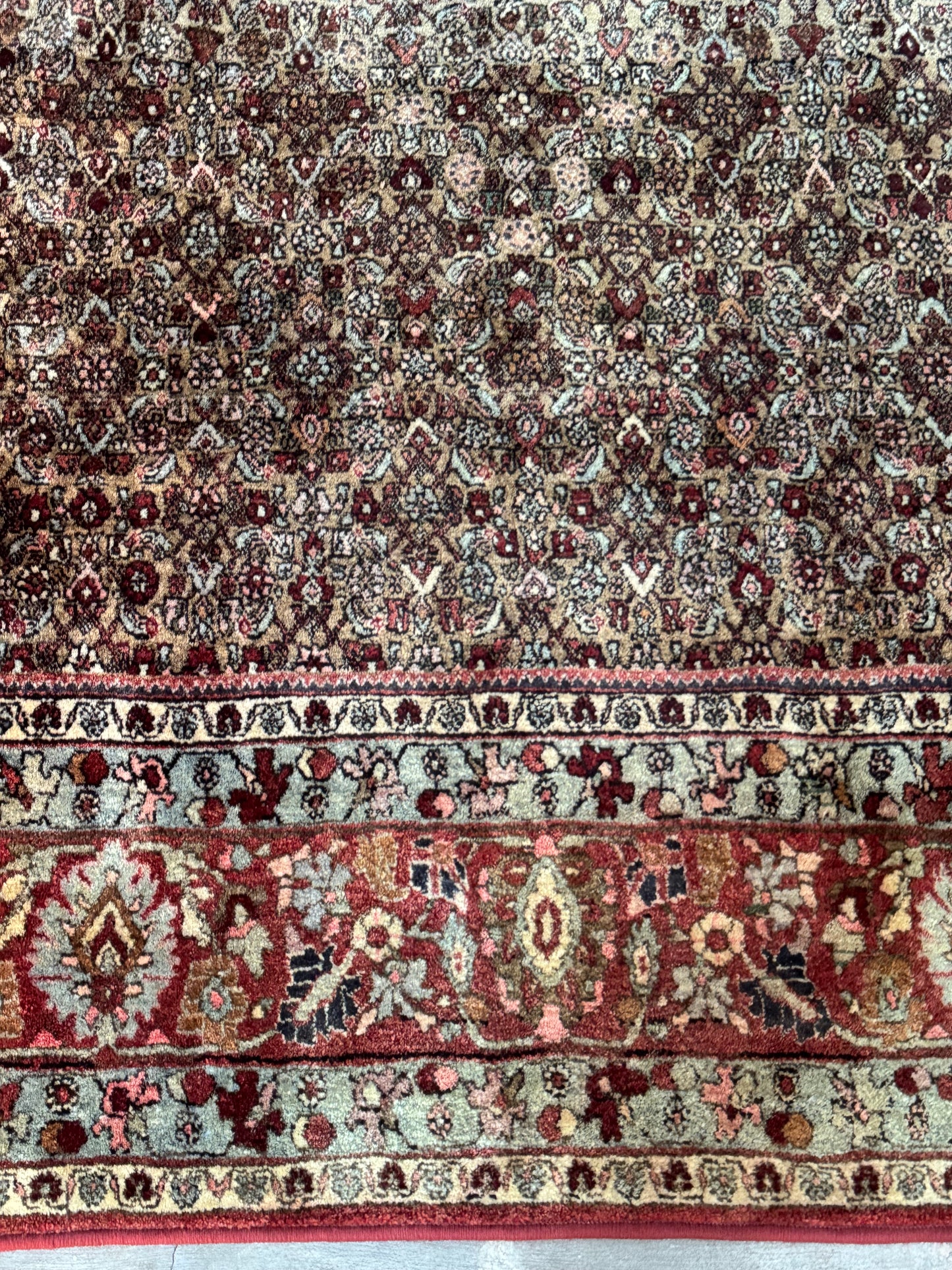 📌 RESERVED Handmade Persian Bidjar 410 x 305 cm | 13.5 x 10 ft