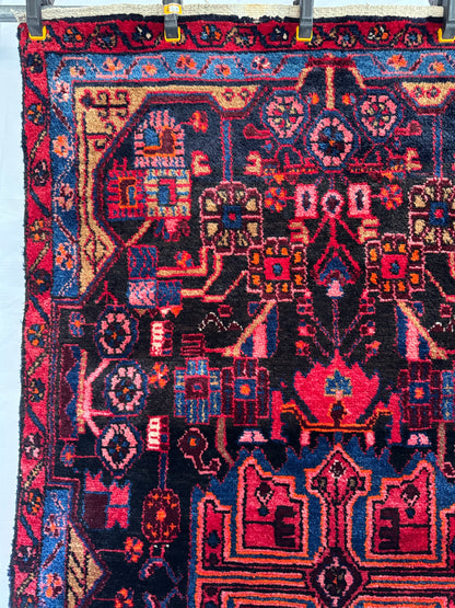 Handmade Persian Nahavand Rug 195 x 107 cm | 6.4 x 3.51 ft