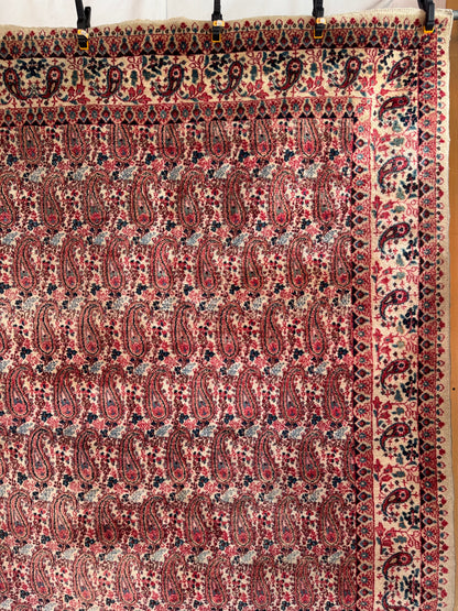 Handmade Persian Kirman Rug 365 x 263 cm | 12 x 8.63 ft