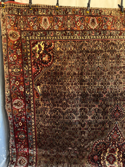📌 RESERVED Handmade Persian Bidjar 410 x 305 cm | 13.5 x 10 ft