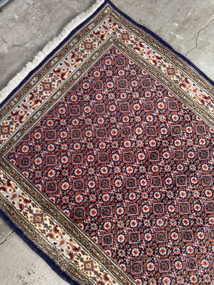 Handmade Persian Moud Rug150 x 105 cm | 4.9 x 3.4 ft