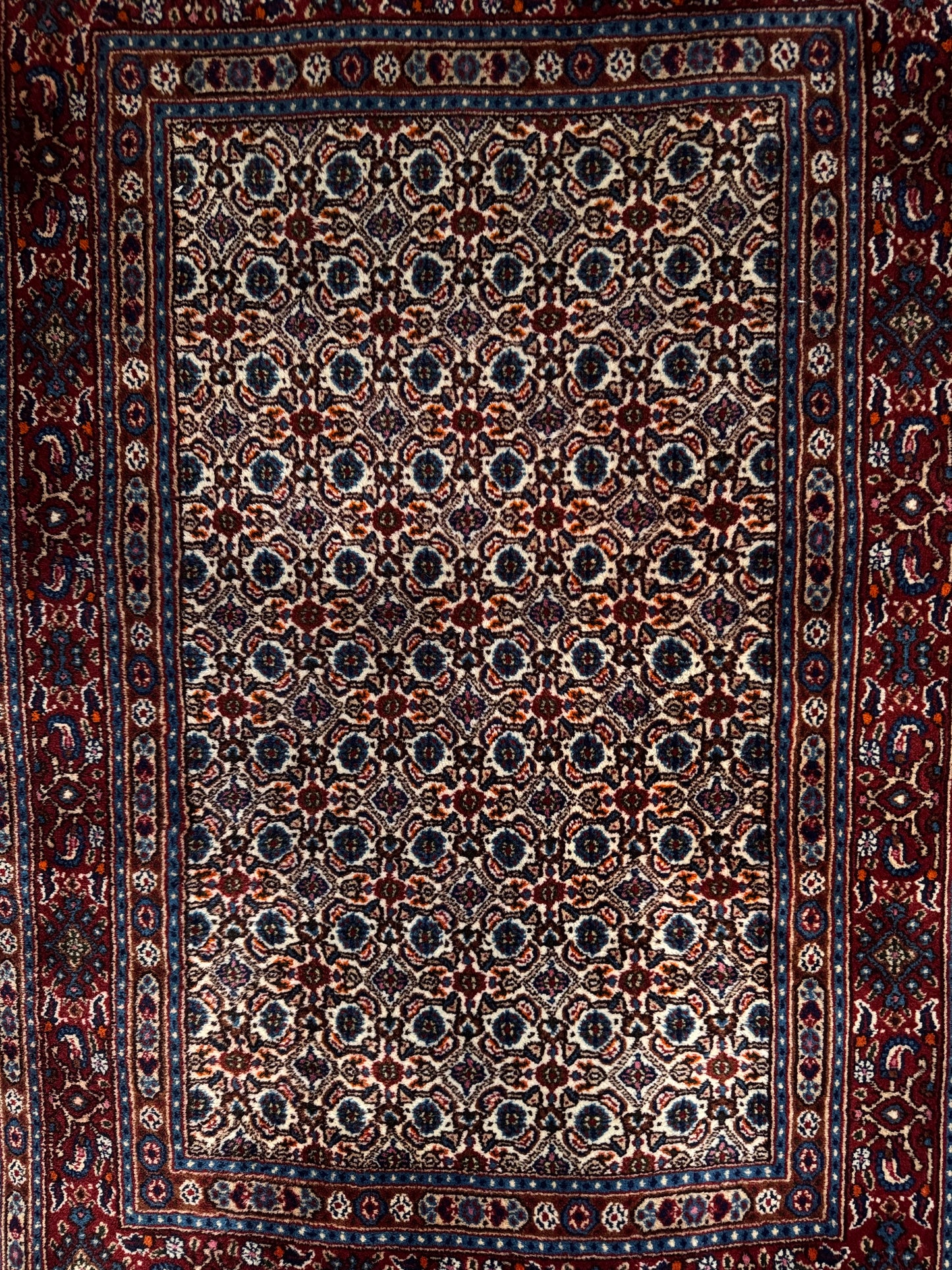 Handmade Persian Muod 155 x 105 cm | 5.1 x 3.4 ft