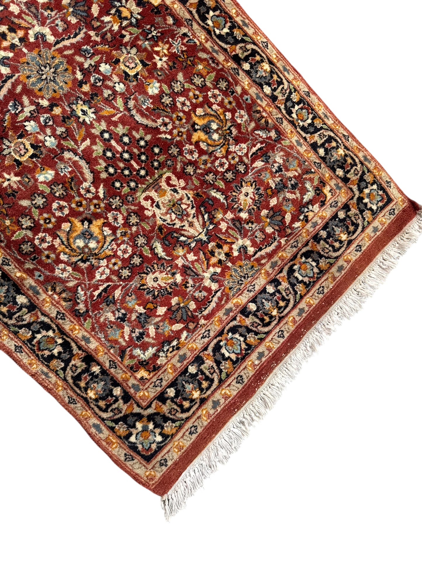 Handmade Persian Sarouk Runner 254 x 79 cm | 8.3 x 2.6 ft