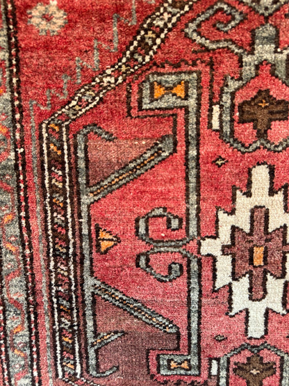 Handmade Persian Hamadan Runner 280 x 108 cm | 9.2 x 3.5 ft