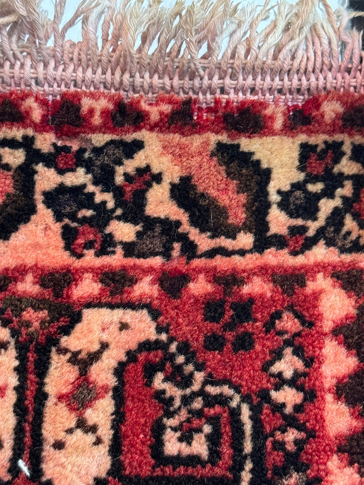 📌 RESERVED Handmade Persian Abadeh Runner 157 x 56 cm | 5.15 x 1.84 ft