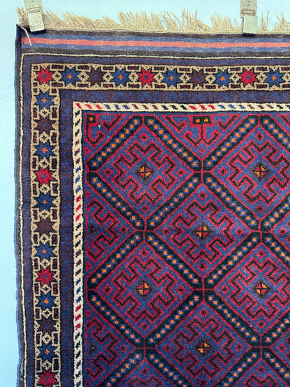 Handmade Zabol Rug 140 x 84 cm | 4.6 x 2.8 ft