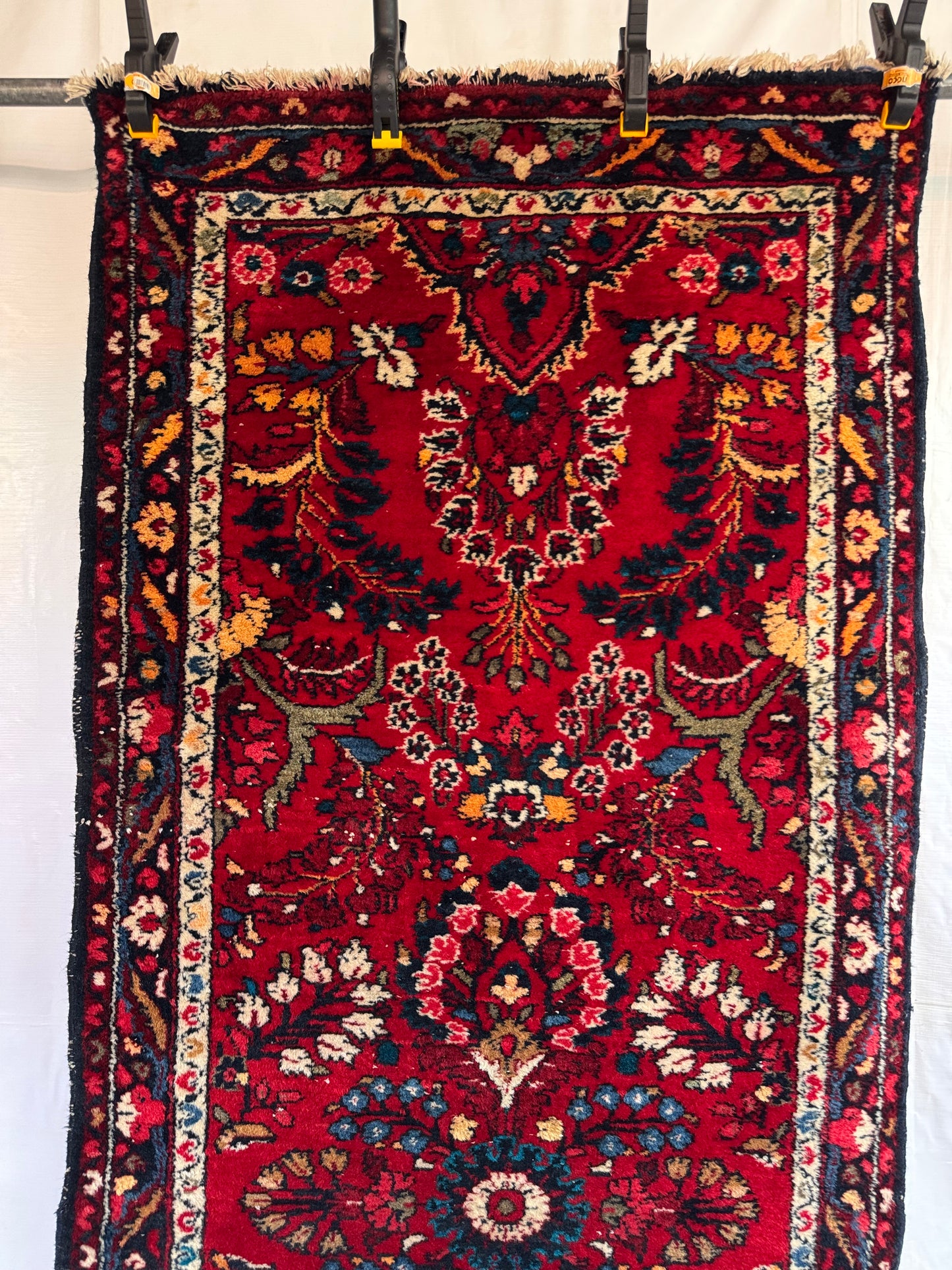 Handmade Persian Lilihan Runner 225 x 84 cm | 7.4 x 2.8 ft
