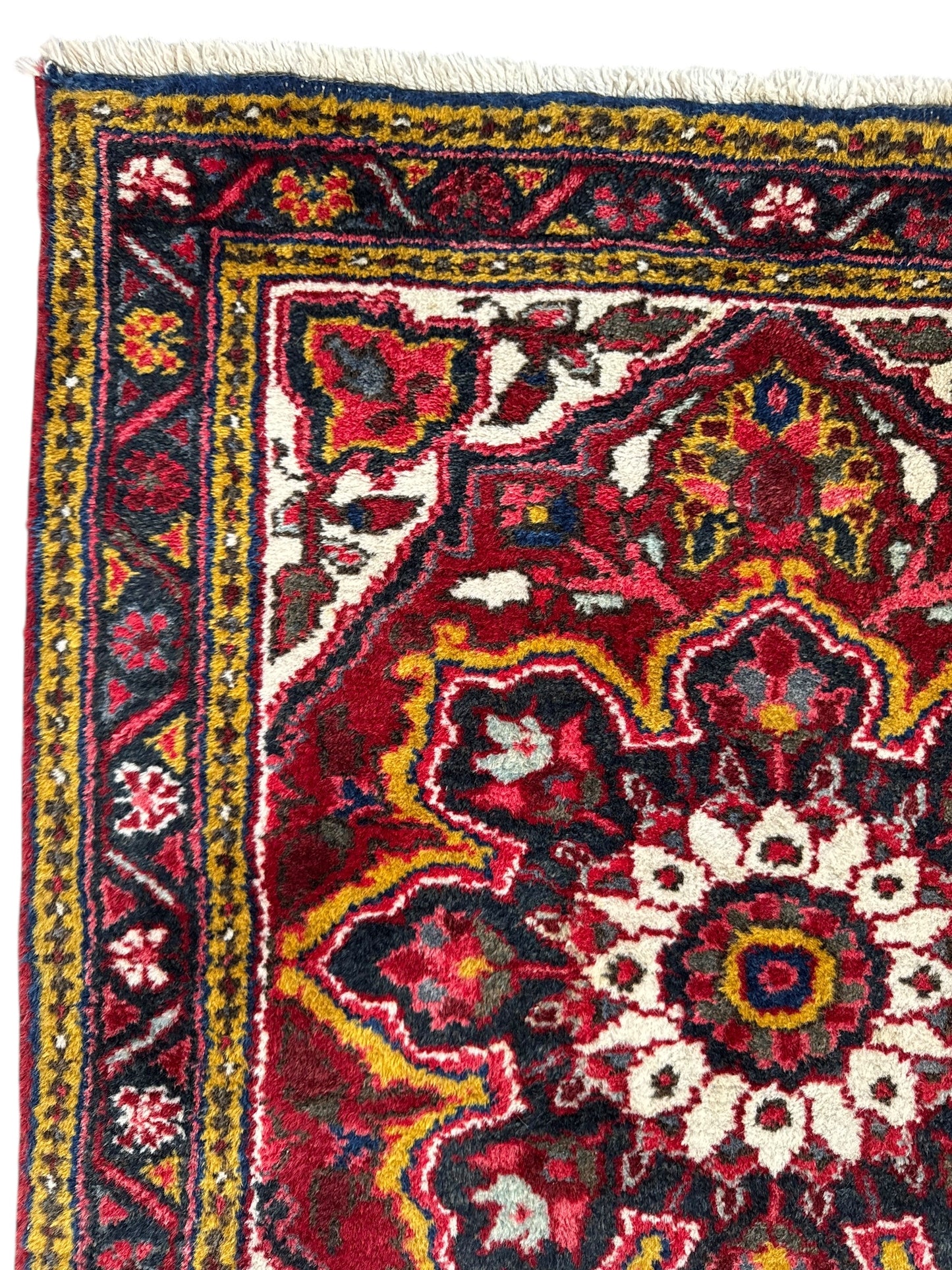 📌 RESERVED Handmade Persian Heriz Rug 100 x 78 cm | 3.3 x 2.6 ft