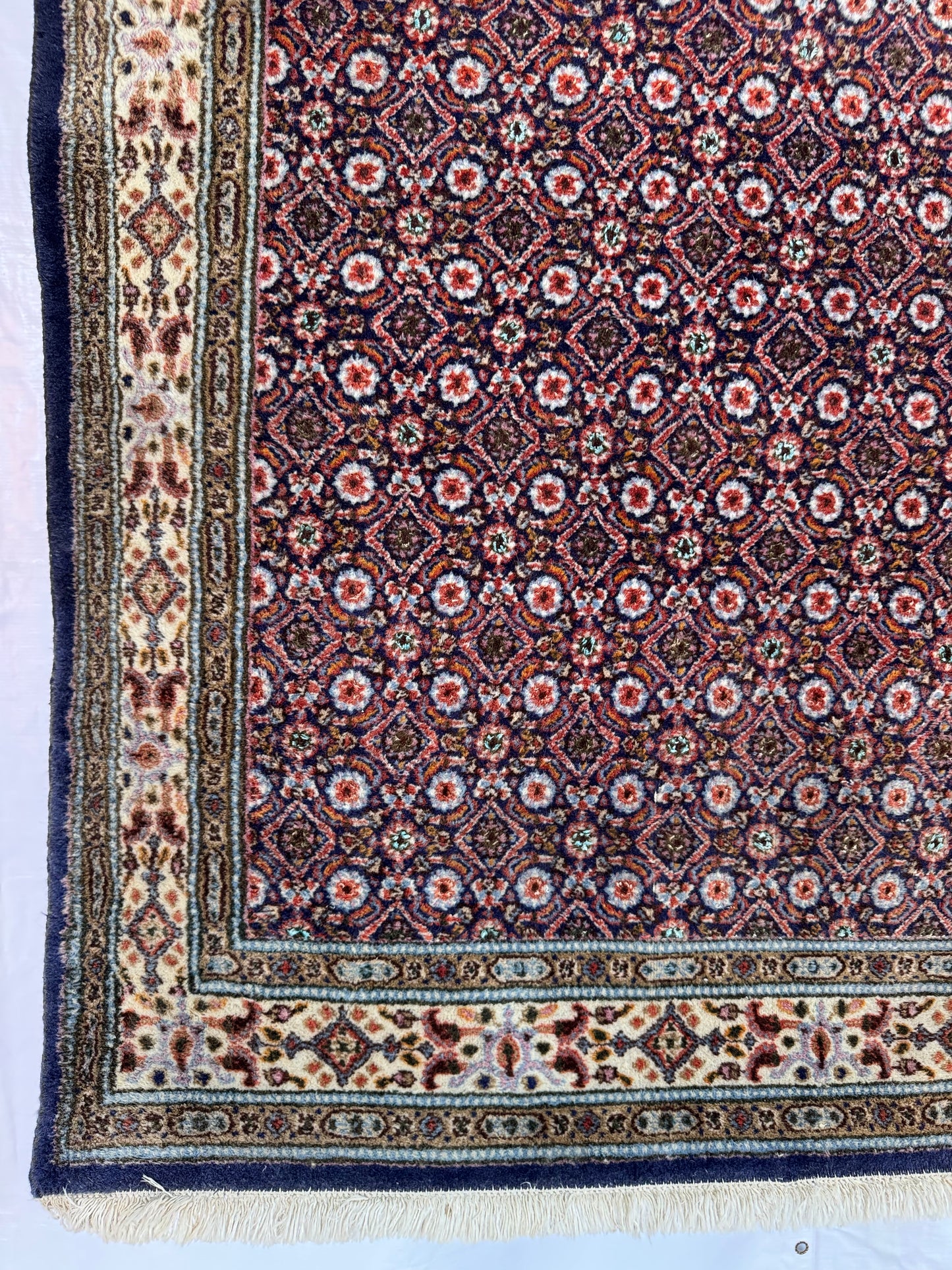 Handmade Persian Moud Rug150 x 105 cm | 4.9 x 3.4 ft