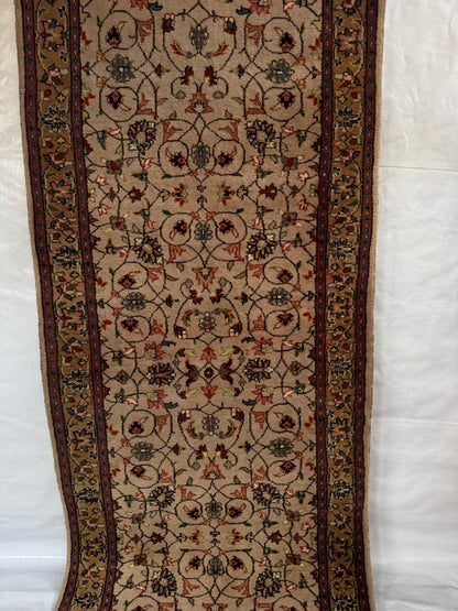 Handmade Indo Tabriz Runner 300 x 79 cm | 9.8 x 2.6 ft