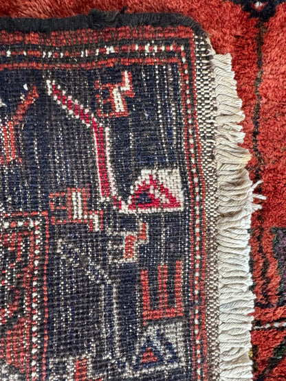 Handmade Persian Hamadan Rug 150 x 95 cm | 4.92 x 3.12 ft