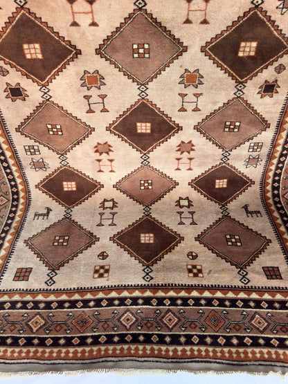 Handmade Oriental Rug 9.9 x 6.6 ft
