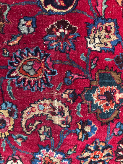 📌 RESERVED Handmade Persian Mashad Rug 390 x 290 cm | 12.8 x 9.5 ft
