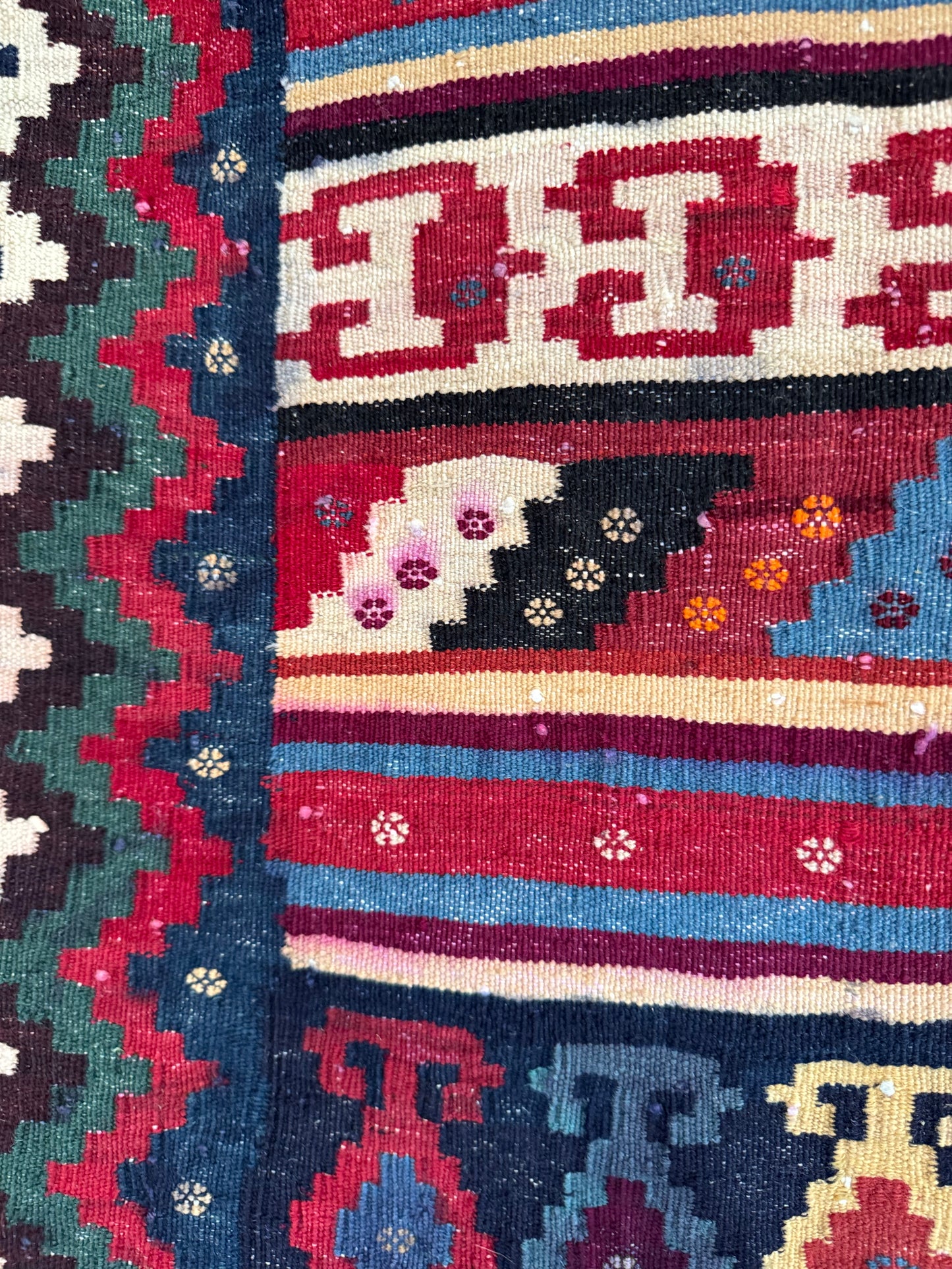 Handmade Cicim Kilim 186 x 116 cm | 6.1 x 3.81 ft