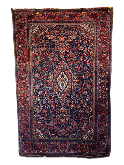 Handmade Persian Qom Rug 201 x 134 cm | 6.6 x 4.4 ft