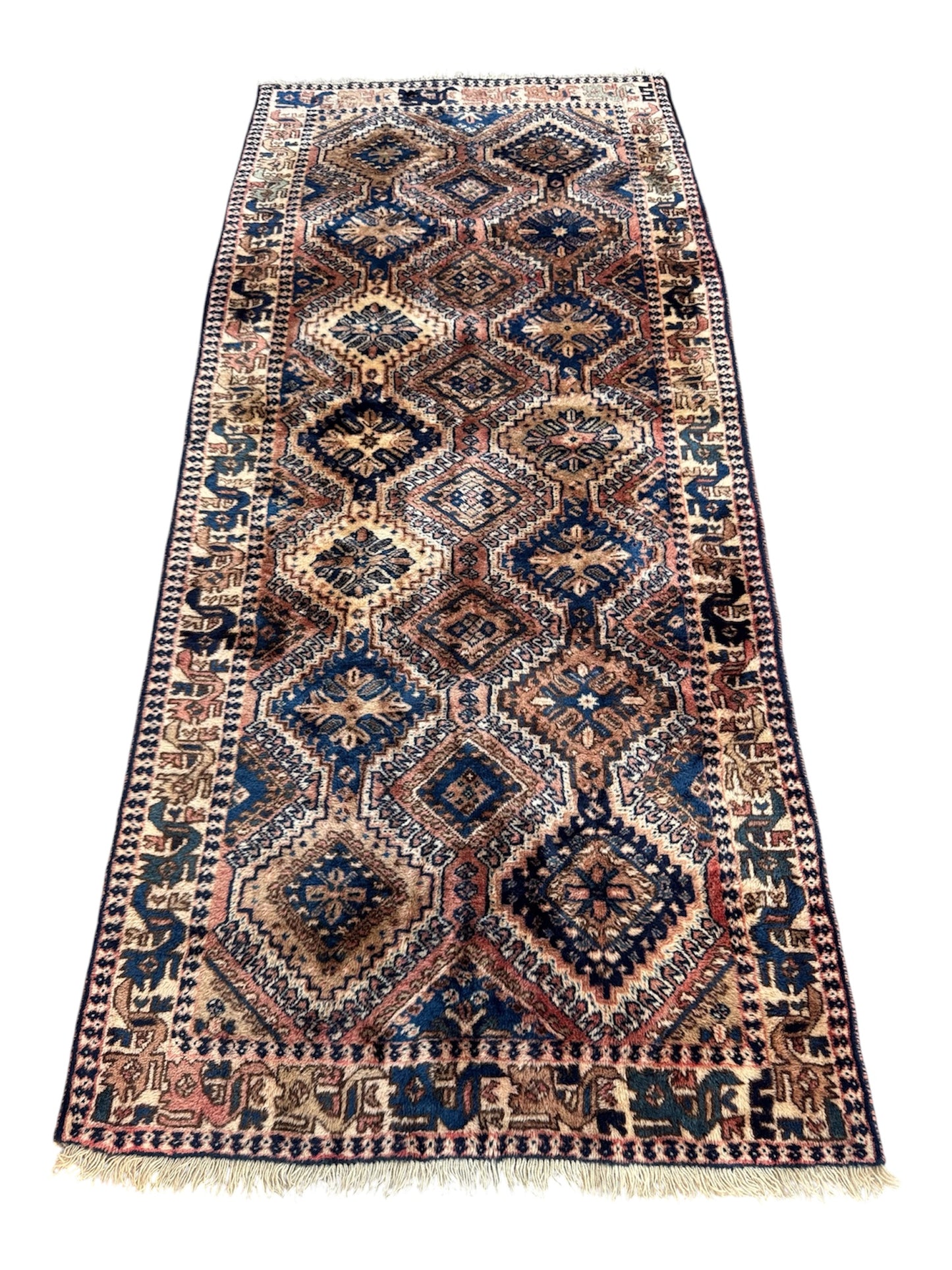 Handmade Persian Yalameh Runner 188 x 84 cm | 6.17 x 2.76 ft