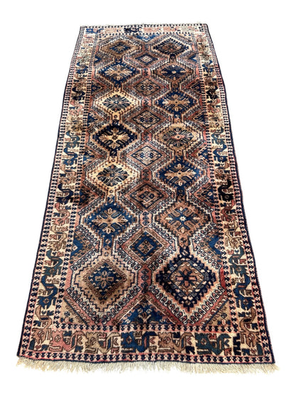 Handmade Persian Yalameh Runner 188 x 84 cm | 6.17 x 2.76 ft
